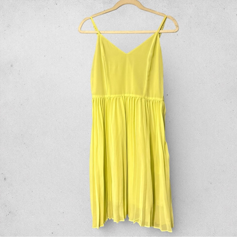 Lucy Paris Lemon Spaghetti Strap Mini Dress